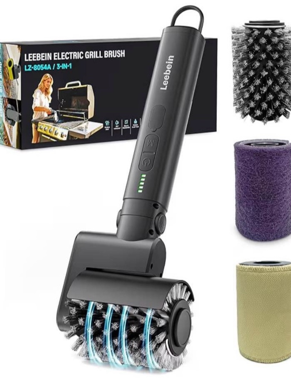 NEW - Electric Grill Brush for Outdoor, 2026 Upgraded BBQ Grill Cleaner